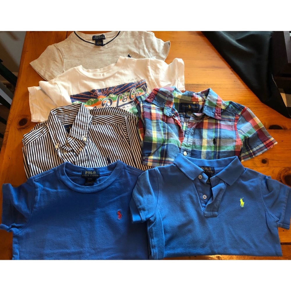 •SOLD•     Boy 3T Polo Shirt Lot *NEW ADDED*